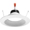 Lithonia Lighting Lithonia Lighting Juno 6" LED Round Baffle Retrofit Downlight, 700 LM, 3000K, White 6RLD-G4-07LM-30K-90CRI120-FRPC-WWH-M6 - alternate 1